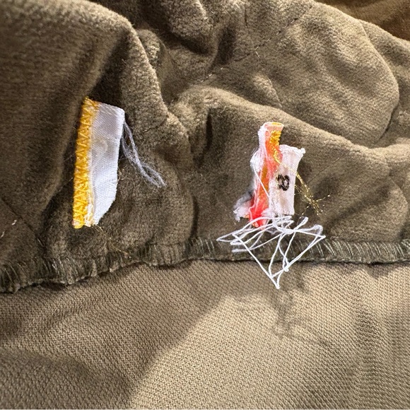 Vintage Olive Green Velvet Blazer with Notched Lapels and Fitted Silhouette Sz 8 - Picture 6 of 9